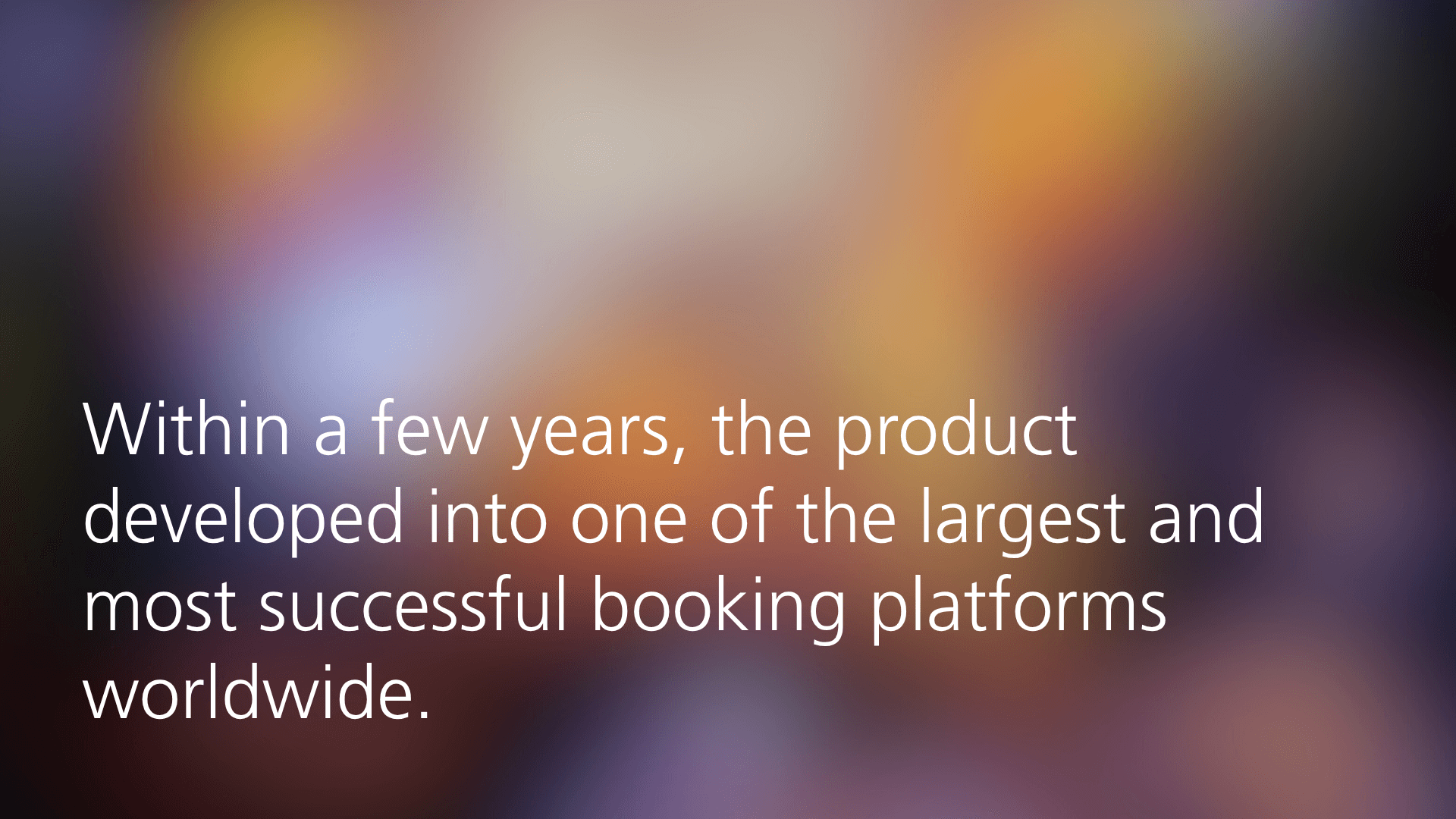 Text describes Airbnb’s rise to one of the world’s most successful booking platforms