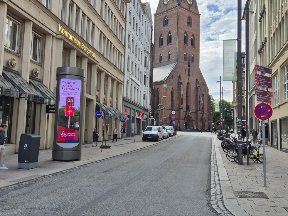 Ströer's digital media show real-time data for Park+Ride at major events in Hamburg