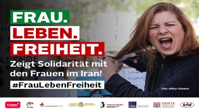 Ströer macht im öffentlichen Raum auf Proteste iranischer Frauen aufmerksam