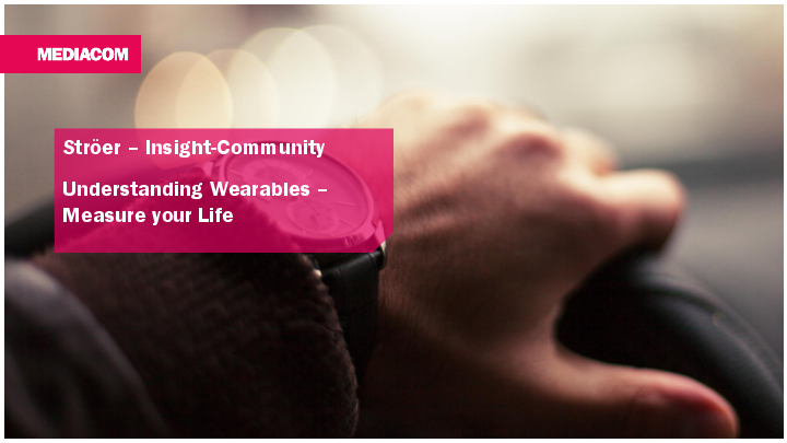 Grundlagenstudie: Insight Community - Wearables verstehen