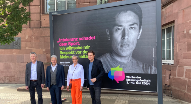 Ströer unterstützt die vierte „Woche der Meinungsfreiheit“ in Frankfurt