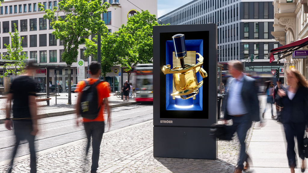 3D-DOOH: Digital-Out-of-Home-Werbung mit Wow-Effekt