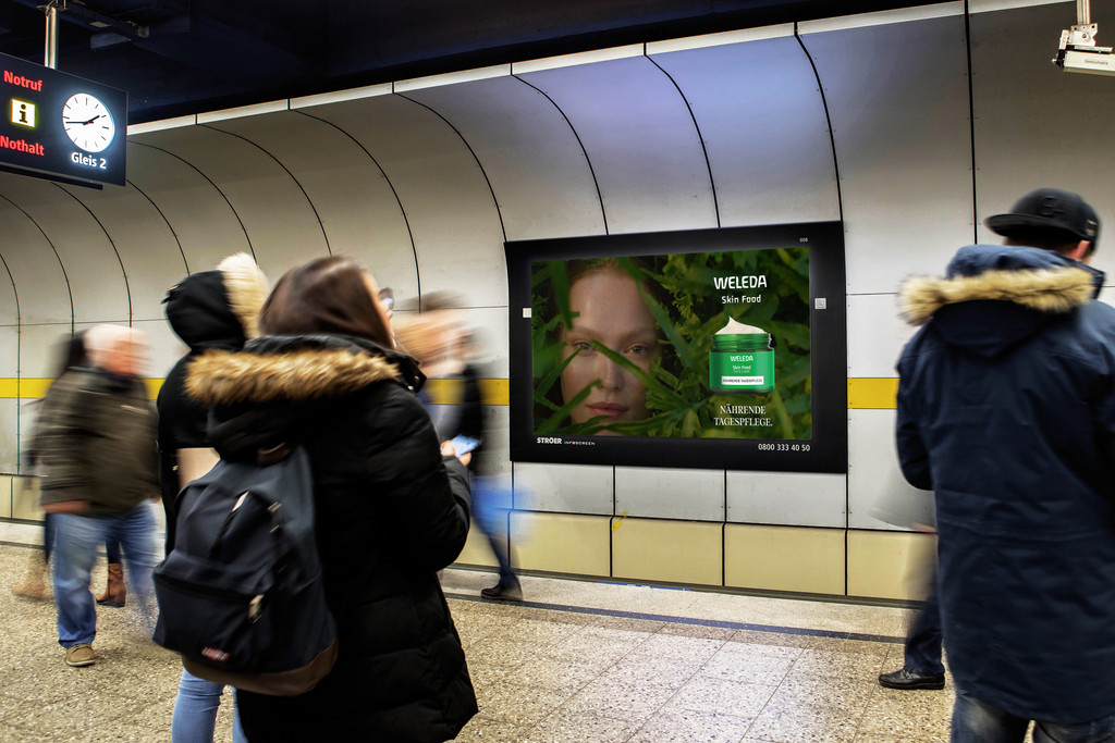 Weleda: DOOH pusht Markenbekanntheit für Naturkosmetikmarke