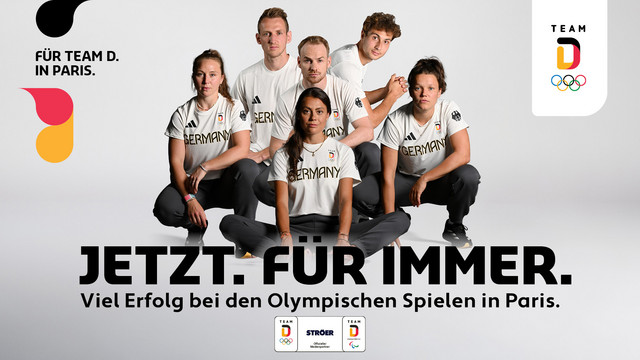 Team Deutschland und Ströer starten Partnerschaft zu den Spielen in Paris