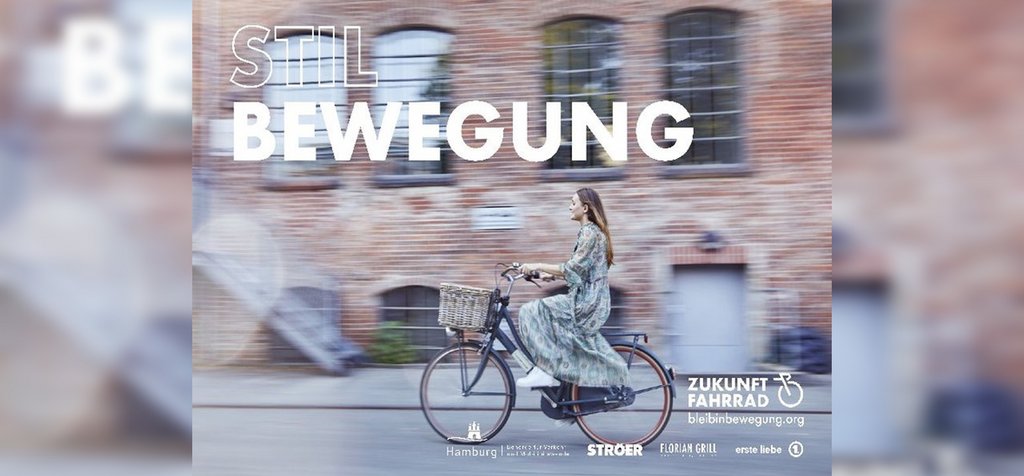 Fahrrad-Kampagne #BLEIBINBEWEGUNG startet in Hamburg