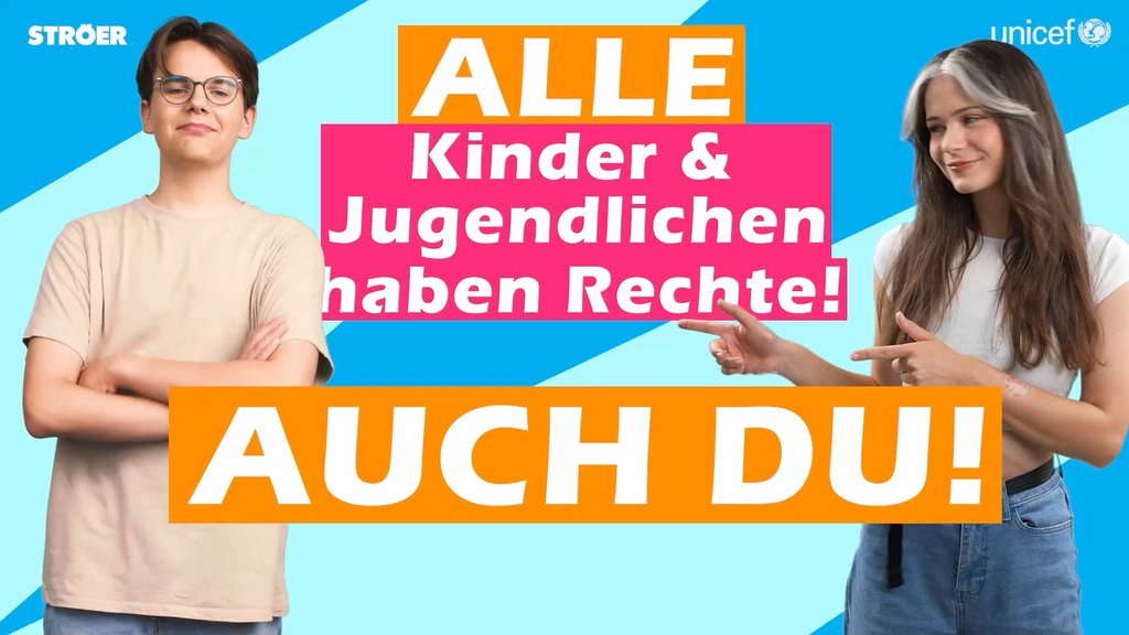 UNICEF Germany and Ströer launch children's rights campaign with TikTok stars