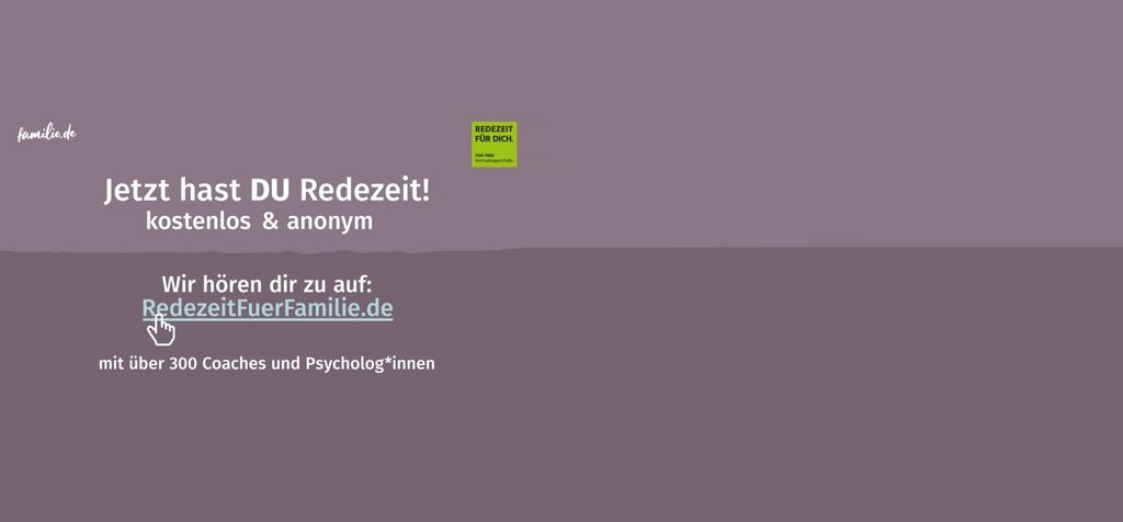 "REDEZEIT" for families