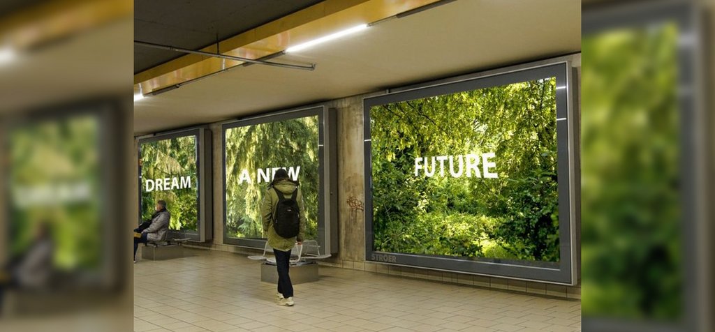 Kunstprojekt in Kölner U-Bahn-Station