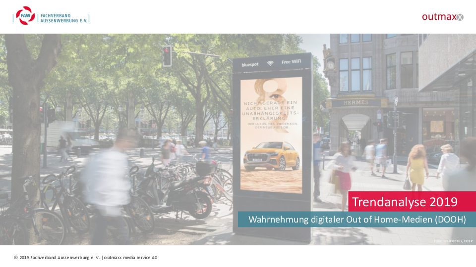Digital Out of Home ist extrem visibel
