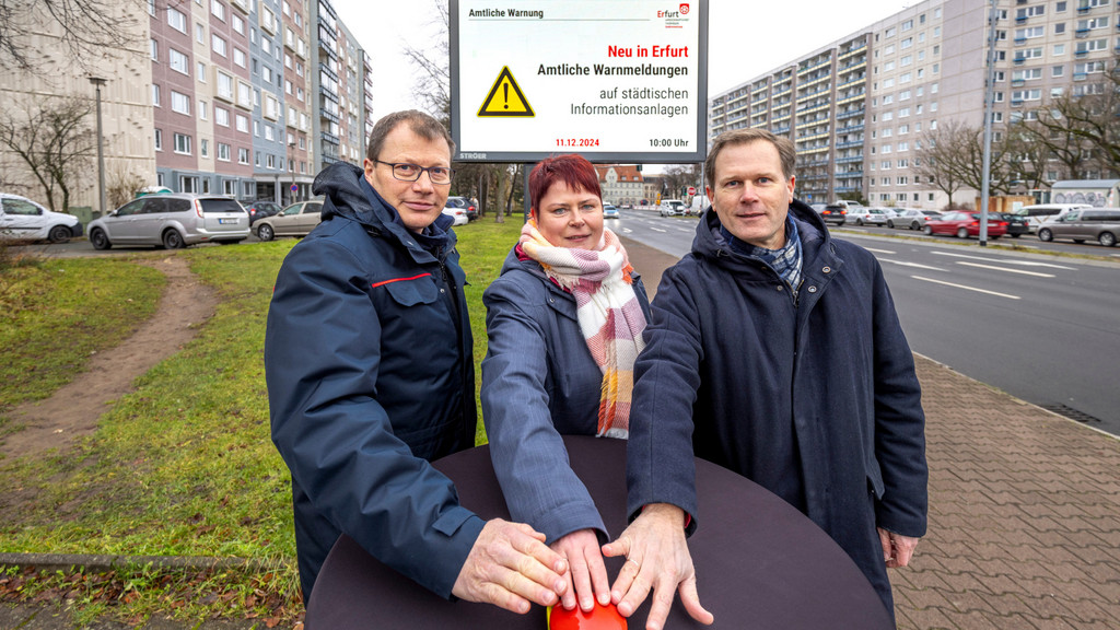 City of Erfurt expands warning infrastructure